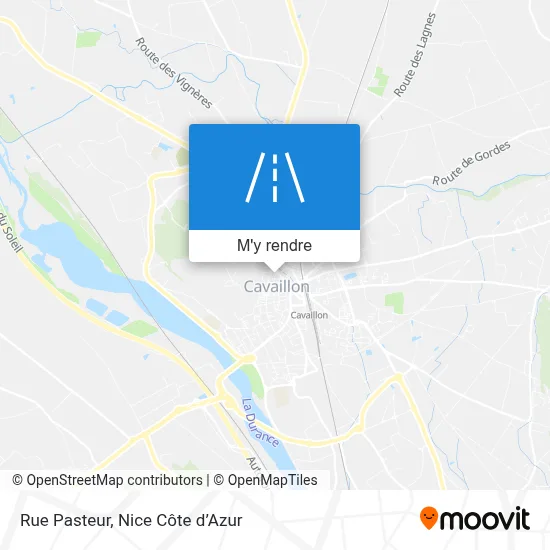 Rue Pasteur plan