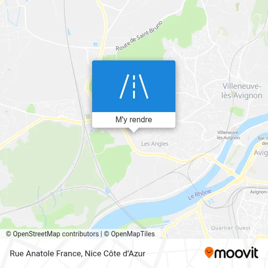 Rue Anatole France plan