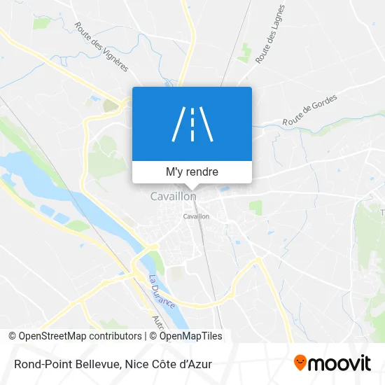 Rond-Point Bellevue plan