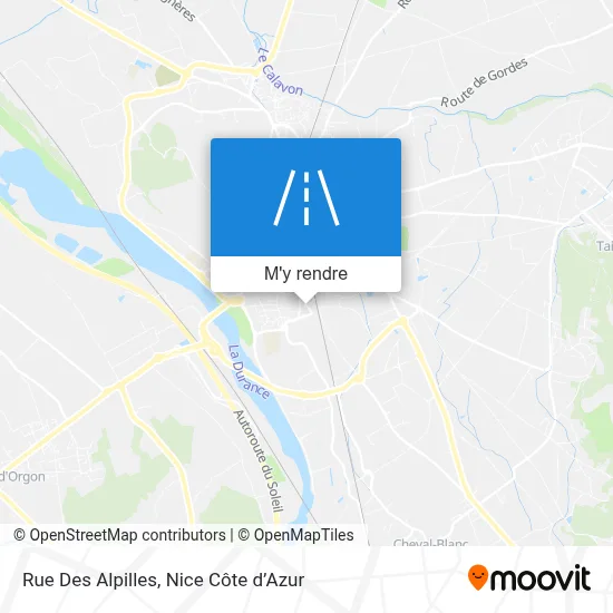 Rue Des Alpilles plan