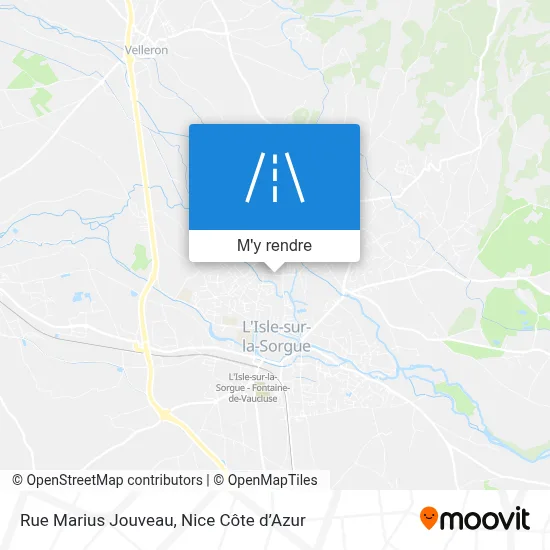 Rue Marius Jouveau plan