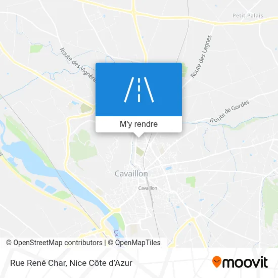Rue René Char plan