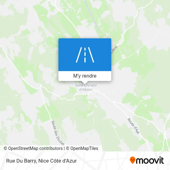 Rue Du Barry plan