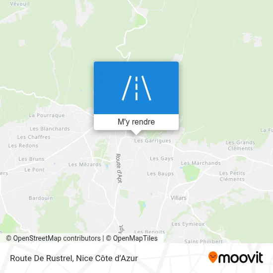 Route De Rustrel plan