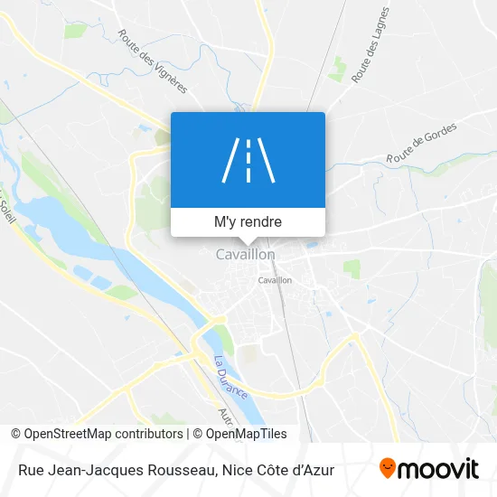 Rue Jean-Jacques Rousseau plan