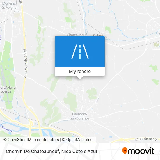 Chemin De Châteauneuf plan