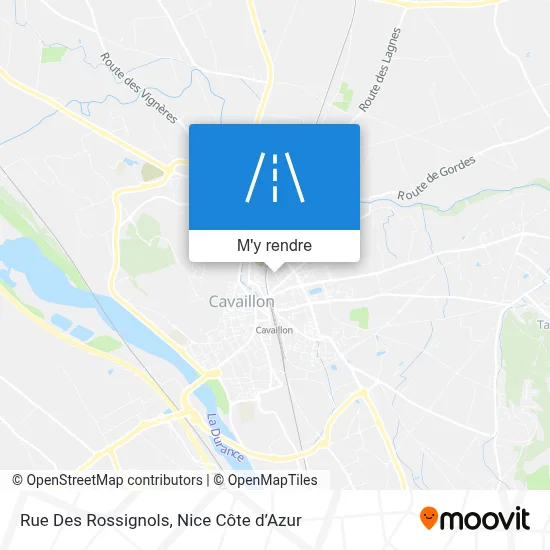 Rue Des Rossignols plan