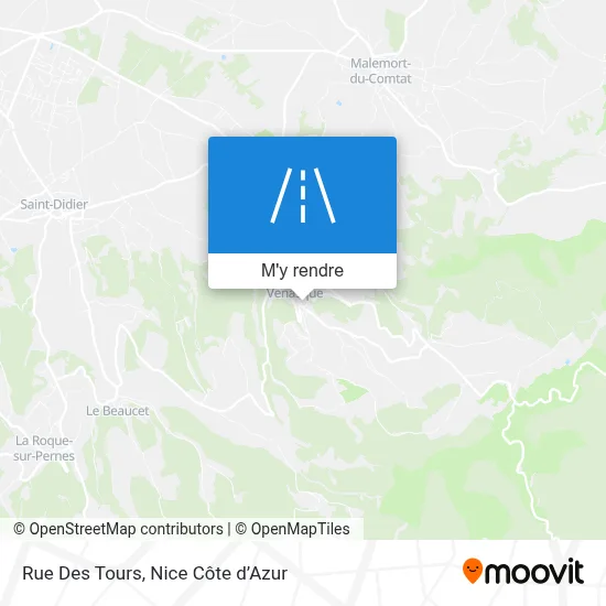 Rue Des Tours plan