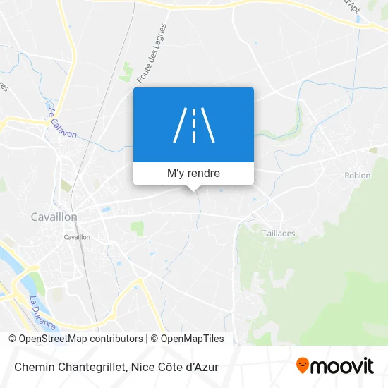 Chemin Chantegrillet plan