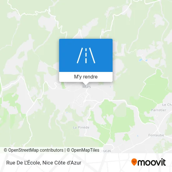 Rue De L'École plan