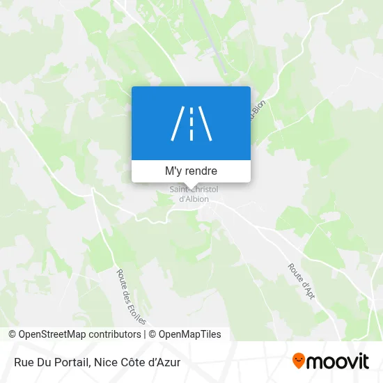 Rue Du Portail plan