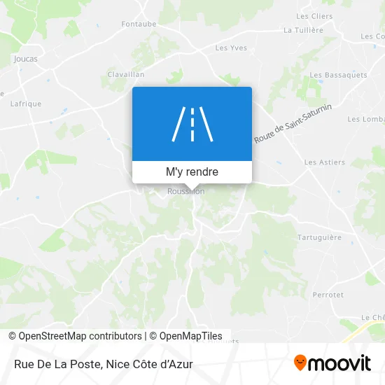 Rue De La Poste plan