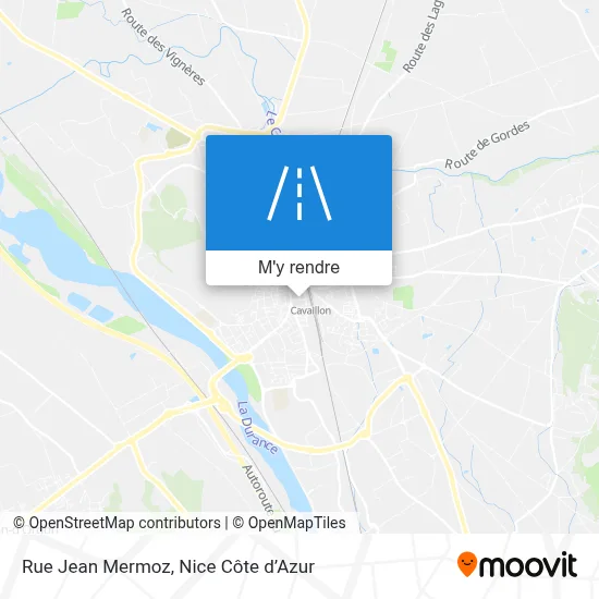 Rue Jean Mermoz plan