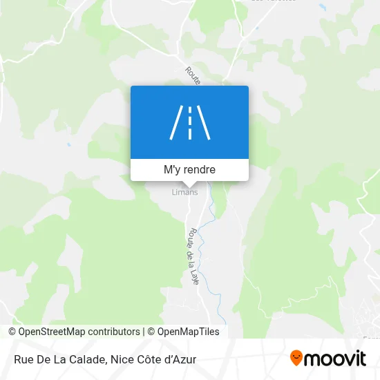 Rue De La Calade plan