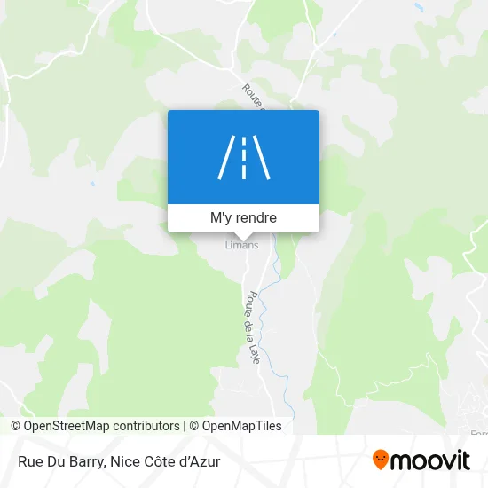 Rue Du Barry plan