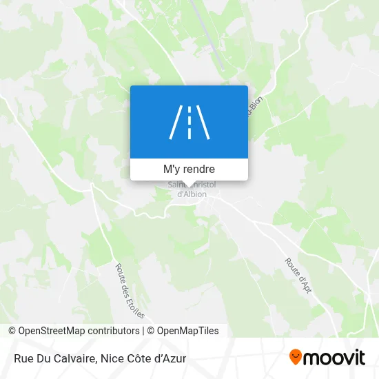 Rue Du Calvaire plan