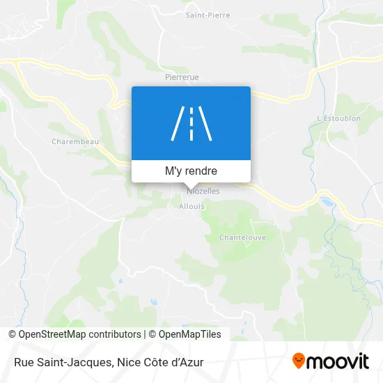 Rue Saint-Jacques plan