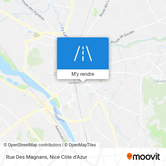 Rue Des Magnans plan