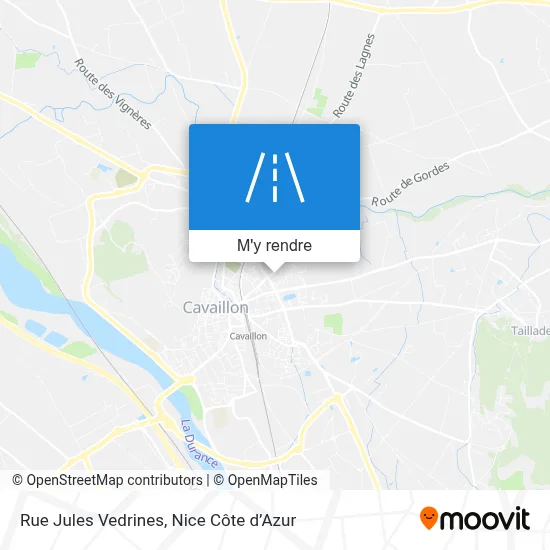 Rue Jules Vedrines plan