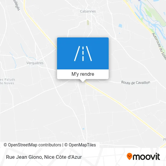 Rue Jean Giono plan