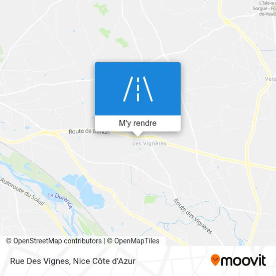 Rue Des Vignes plan