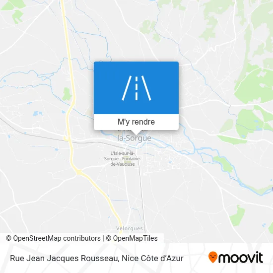 Rue Jean Jacques Rousseau plan