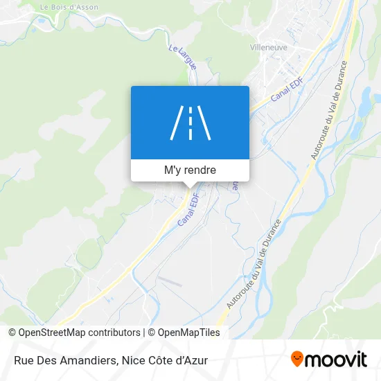 Rue Des Amandiers plan