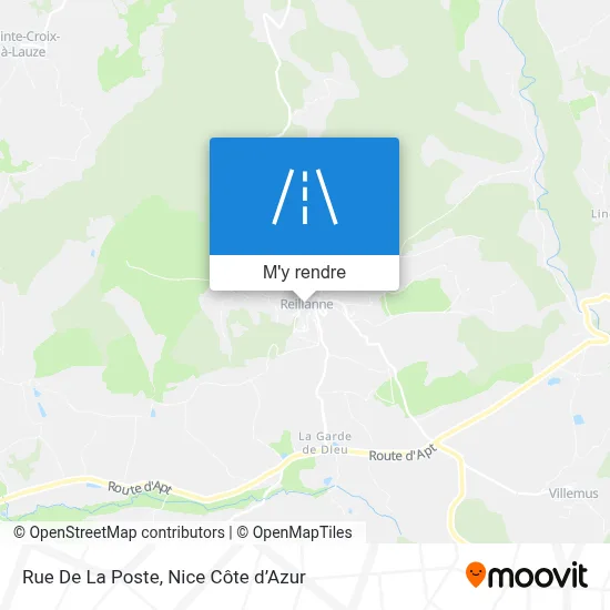 Rue De La Poste plan