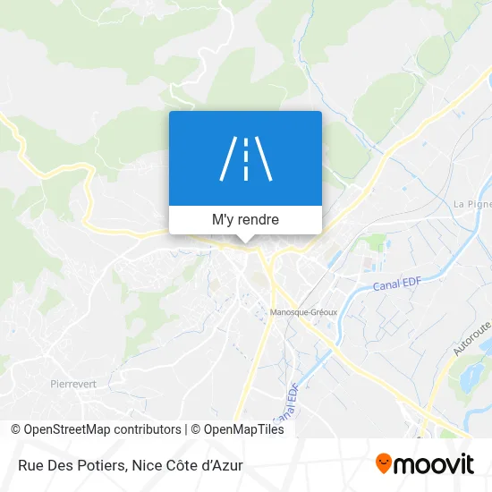 Rue Des Potiers plan