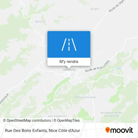 Rue Des Bons Enfants plan