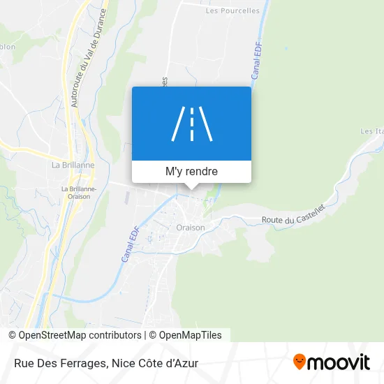 Rue Des Ferrages plan