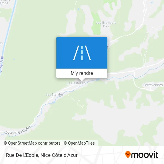 Rue De L'Ecole plan