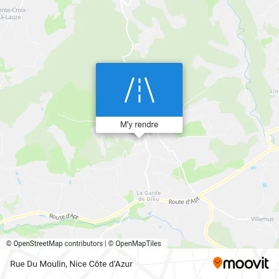 Rue Du Moulin plan