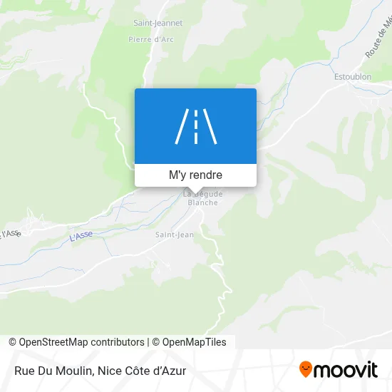 Rue Du Moulin plan