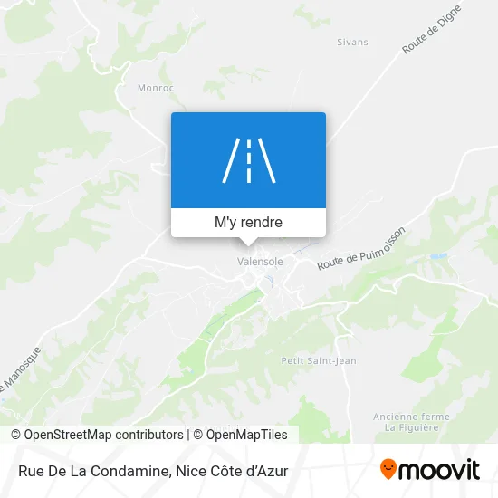 Rue De La Condamine plan