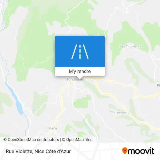 Rue Violette plan
