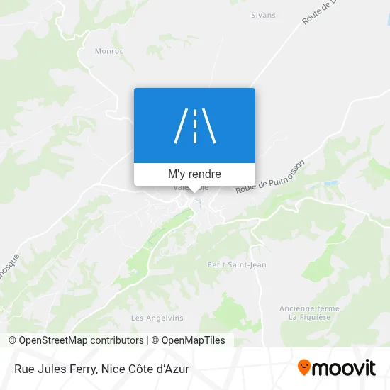 Rue Jules Ferry plan