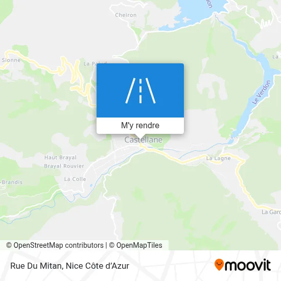 Rue Du Mitan plan