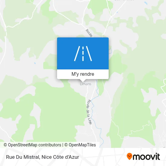 Rue Du Mistral plan