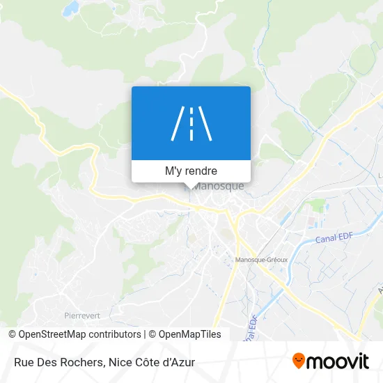 Rue Des Rochers plan