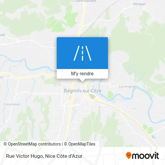 Rue Victor Hugo plan