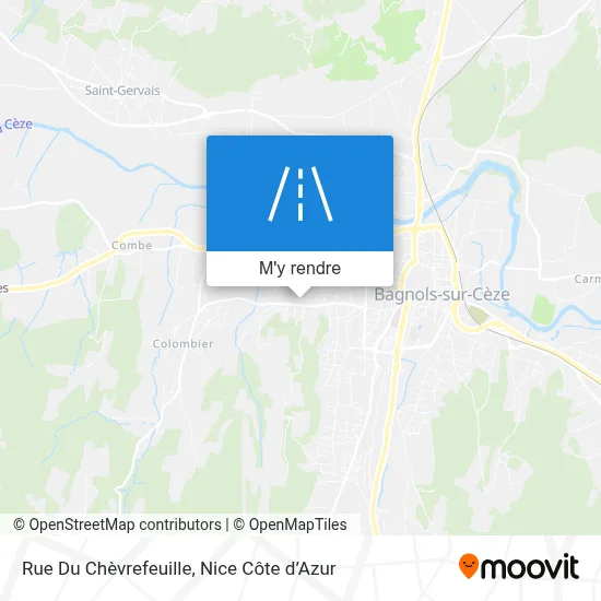 Rue Du Chèvrefeuille plan