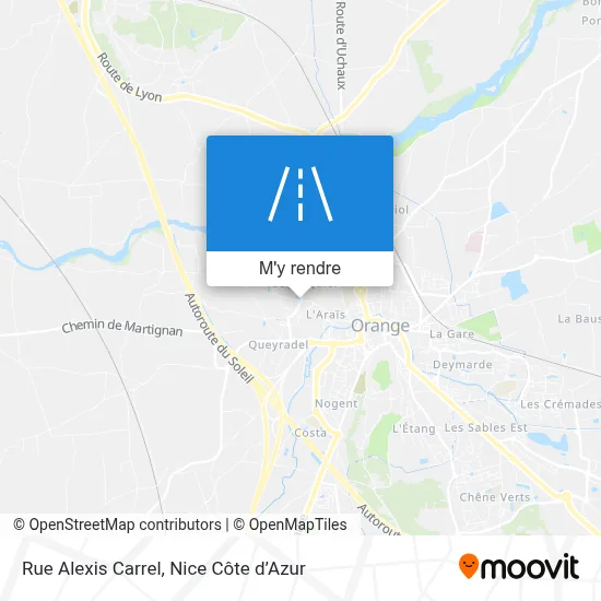 Rue Alexis Carrel plan