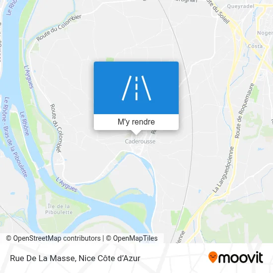 Rue De La Masse plan