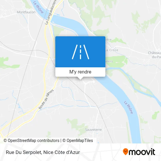 Rue Du Serpolet plan