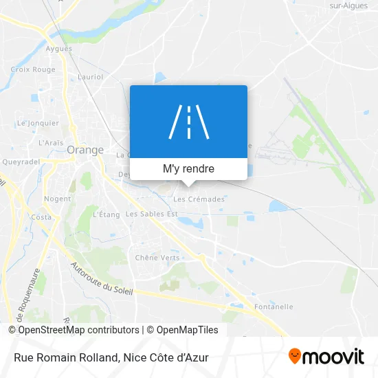 Rue Romain Rolland plan