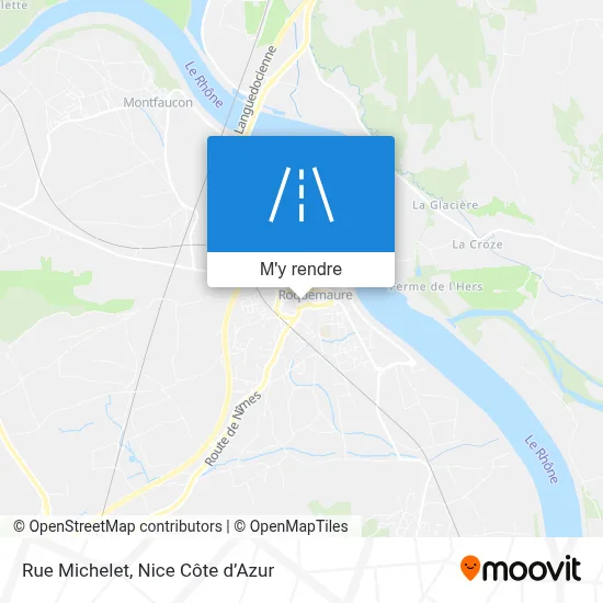 Rue Michelet plan