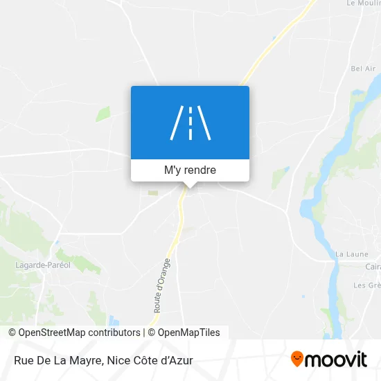 Rue De La Mayre plan