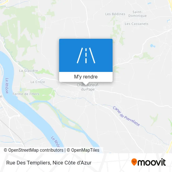 Rue Des Templiers plan