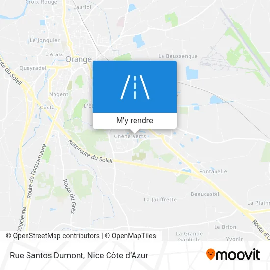 Rue Santos Dumont plan
